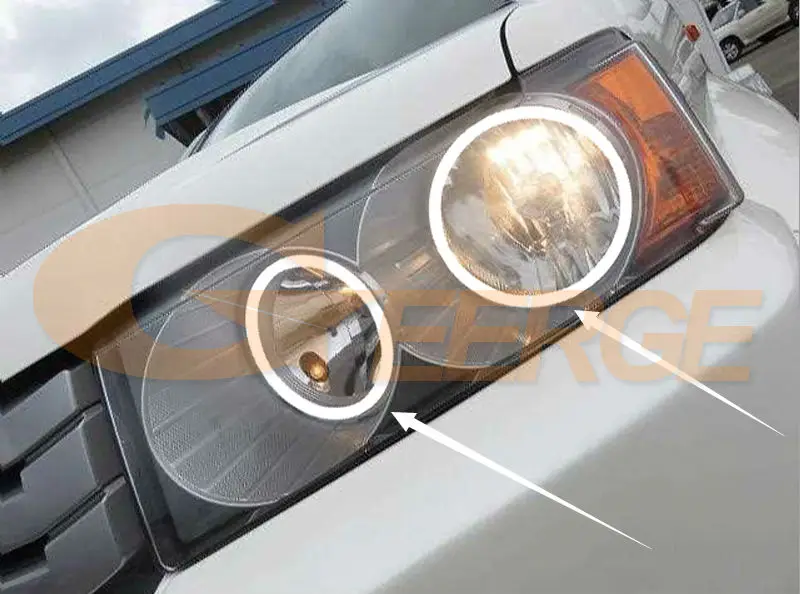 Для Honda Crossroad 2007 2008 2009 2010 отличные ультра яркие CCFL ангельские глазки Halo кольца