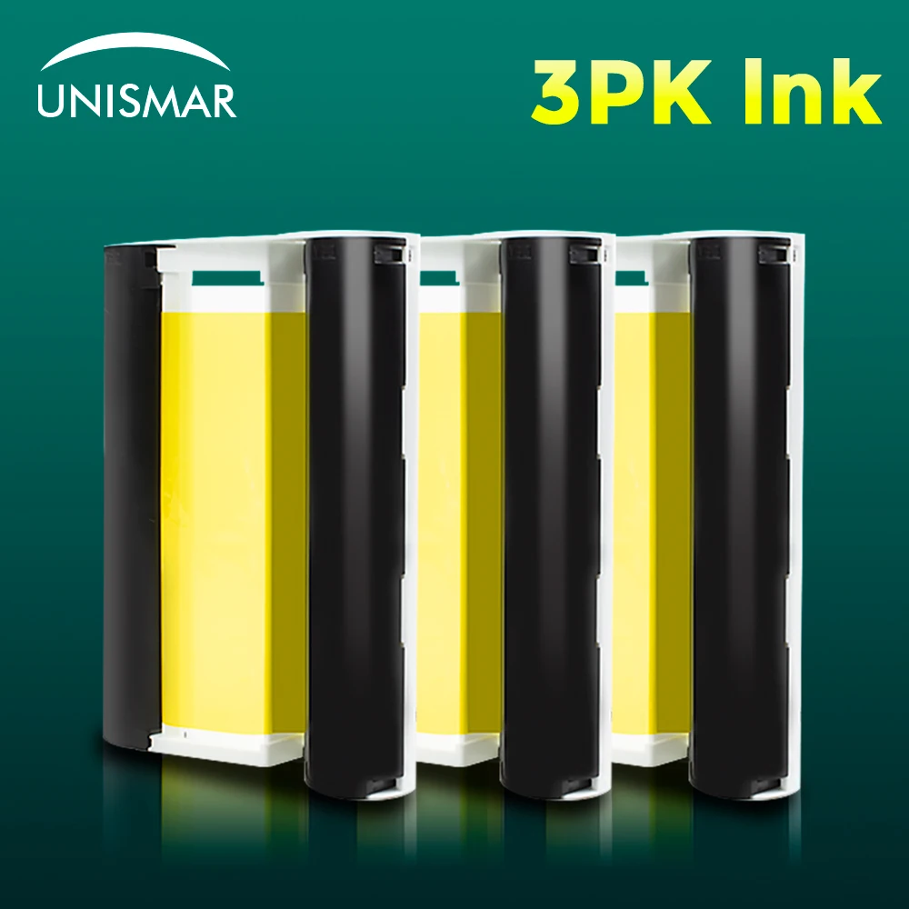 3PK Φ для Canon Selphy цветной чернильный картридж совместимый с CP1300 CP1200 CP910 CP900