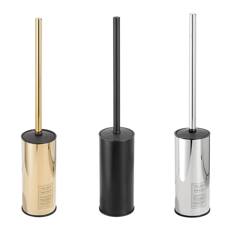 

Floor/Wall Mounted Clean Brush Long Handle Toilet Brush&Holder Set for Bathroom
