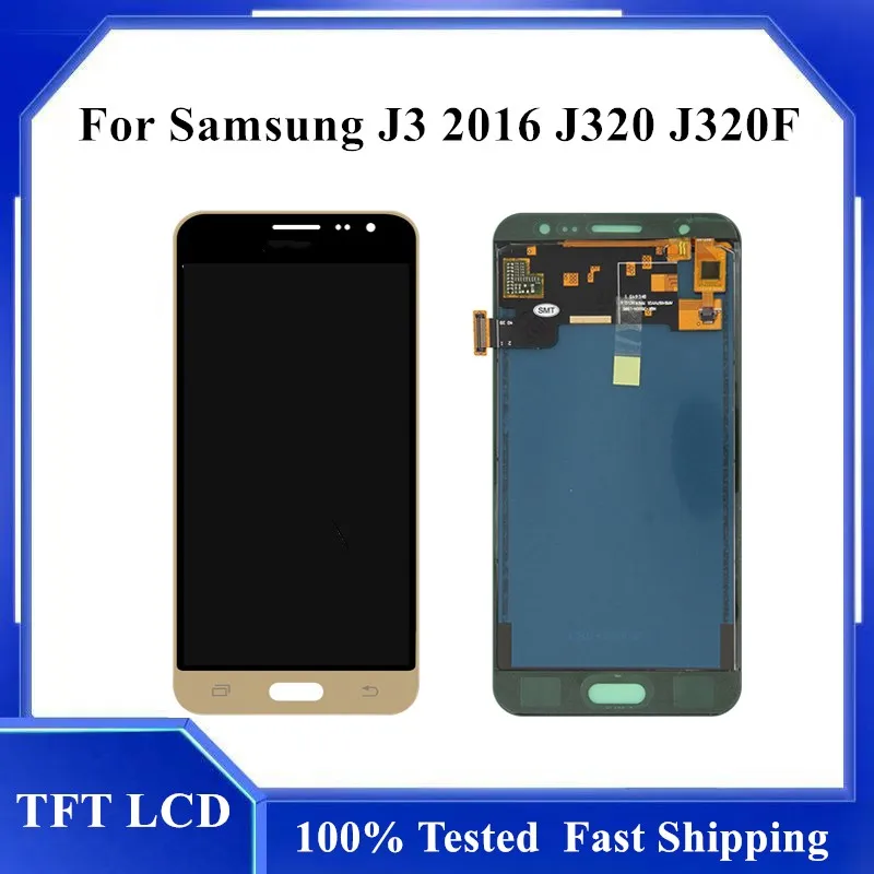 ЖК-дисплей для Samsung Galaxy J3 2016 J320 J320F J320FN J320H J320M сменный дигитайзер сенсорного экрана