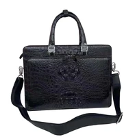 fanzunxing new men handbag men crocodile leather men bag male crocodile briefcase