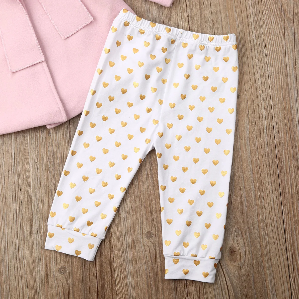 

Baby Girls Bow Wool Overcoat Outwear Clothes 2Pcs Coat+ Pants1-5Y