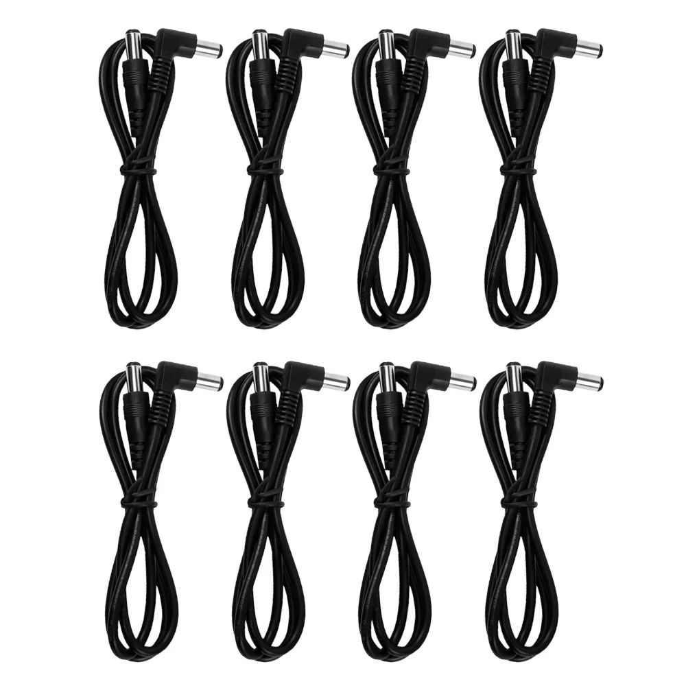 

8 шт. гитарный шнур питания для педалей DC 5,5x2,1 мм эффект шнур питания Кабели электрогитара аксессуары для фортепиано клавиатуры