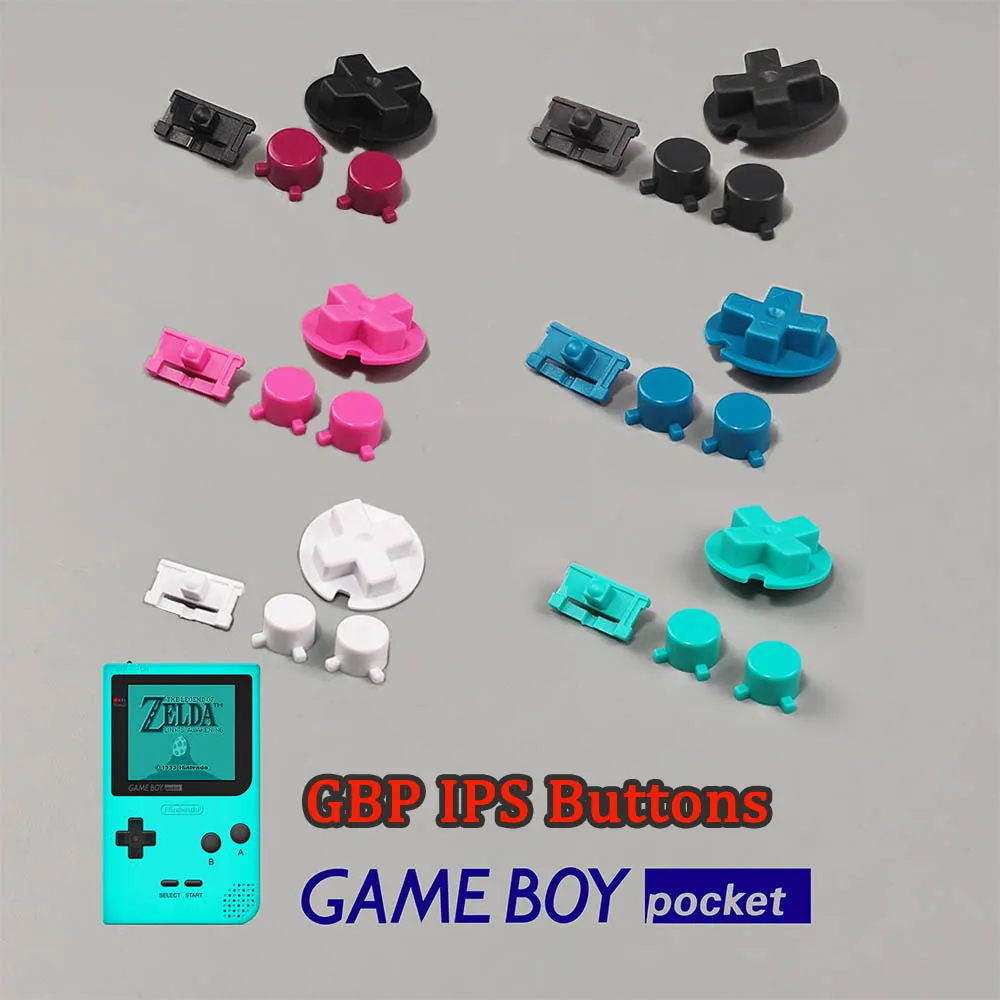 Новинка сменные кнопки для корпуса GBP IPS Gameboy Pocket A B с D-pad комплектов ЖК-экранов high