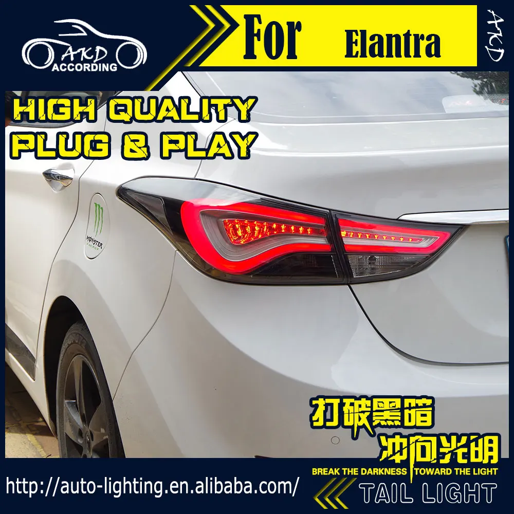 AKD автостайлинг задний фонарь для Hyundai Elantra задсветильник s Avante светодиодный