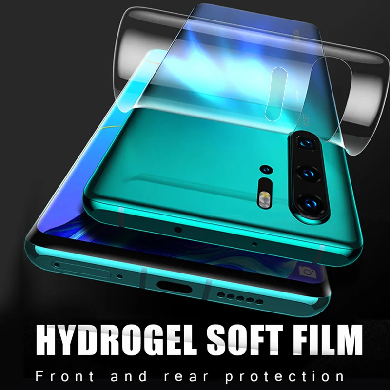100D изогнутая полностью задняя Гидрогелевая пленка для huawei P30 P20 Pro P10 Lite P Smart mate 30 Pro защита экрана не стекло