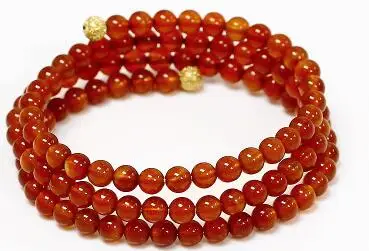 108 зерна Будды цепочки на руку как подарок медный провод мульти-слойный воротник |