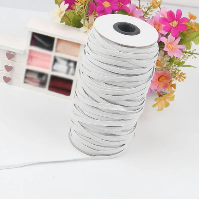 Эластичная резинка для шитья эластичная талии 100 ярдов латексная веревка|Шнуры| |