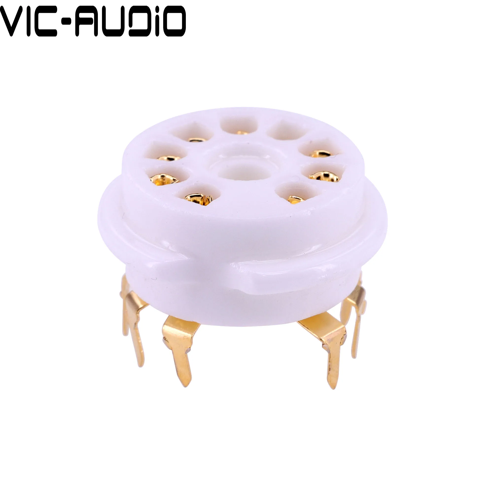 Ceramic B9A 9pin Valve Tube Socket GZC9-B For E88CC 6DJ8 ECC82 ECC83 EF86 EL84 6922 12AX7 12AU7 Vacuum Amplifier Vintage | Электроника