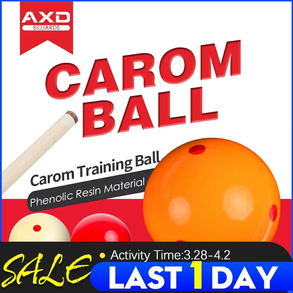 

Korean 3 Cushion Game Ball French Carom Billiard Ball 3 pcs in Box Cue Ball 6 Dot-Spot Exercise Ball 61.5mm Billiard Accessories
