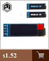 Большой TFT дисплей 0,96/1,3 дюймов ips 7P SPI HD 65K полноцветный ЖК-модуль ST7735 Привод IC 80*160(не OLED) для Arduino
