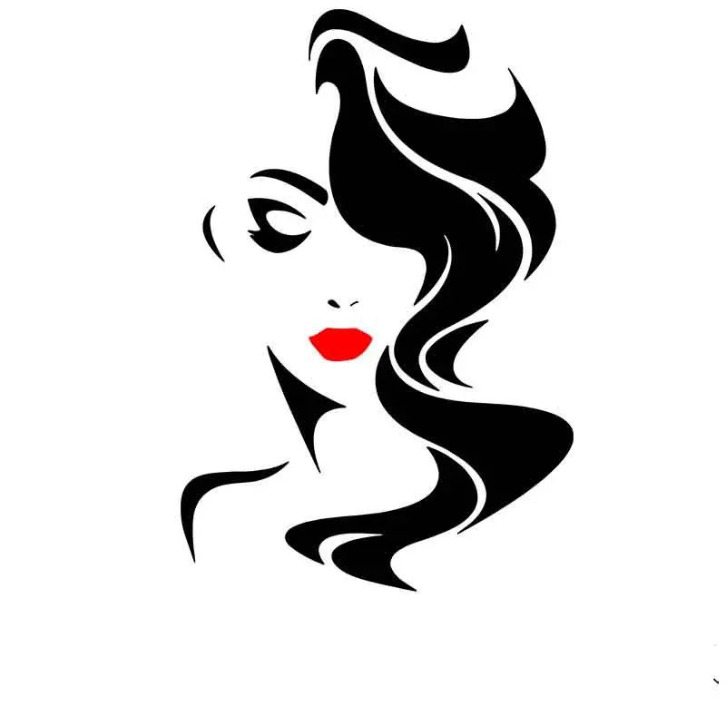 Креативные красивые женские красные губы Съемная стена ПВХ наклейки DIY украшения