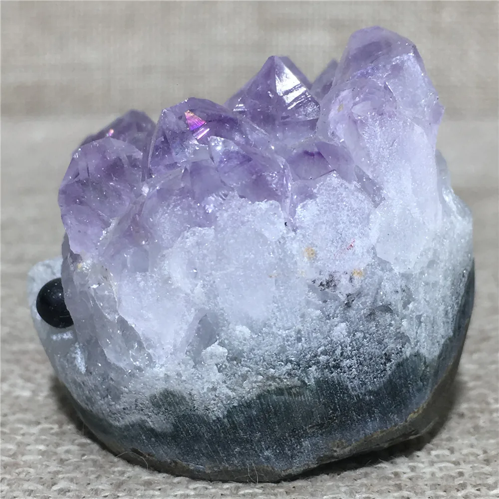 

Natural Amethyst Quartz Crystal Ornament Home Furnishing Wedding Decoration Energy Point Stone Gift Globe Reiki Healing Hedgehog