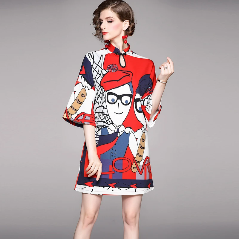 Качество взлетно-посадочной полосы дизайнерские 2020 летнее платье красного цвета