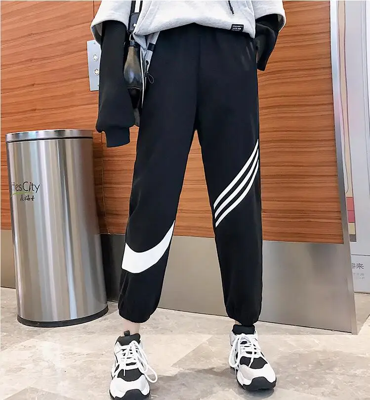 XHJ21 Осенние женские брюки японские Kawaii Harajuku Ulzzang повседневные свободные Ins Harlan повседневные брюки женская одежда для женщин - Цвет: XHJ21