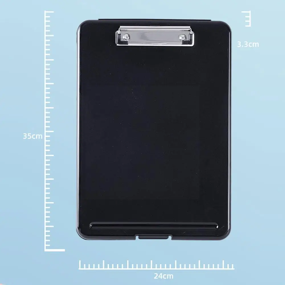 

File Box A4 File File Storage Box Board Clip Writing Slot Storage Plate Box With Printable Rack With Tablet Pen G8E6