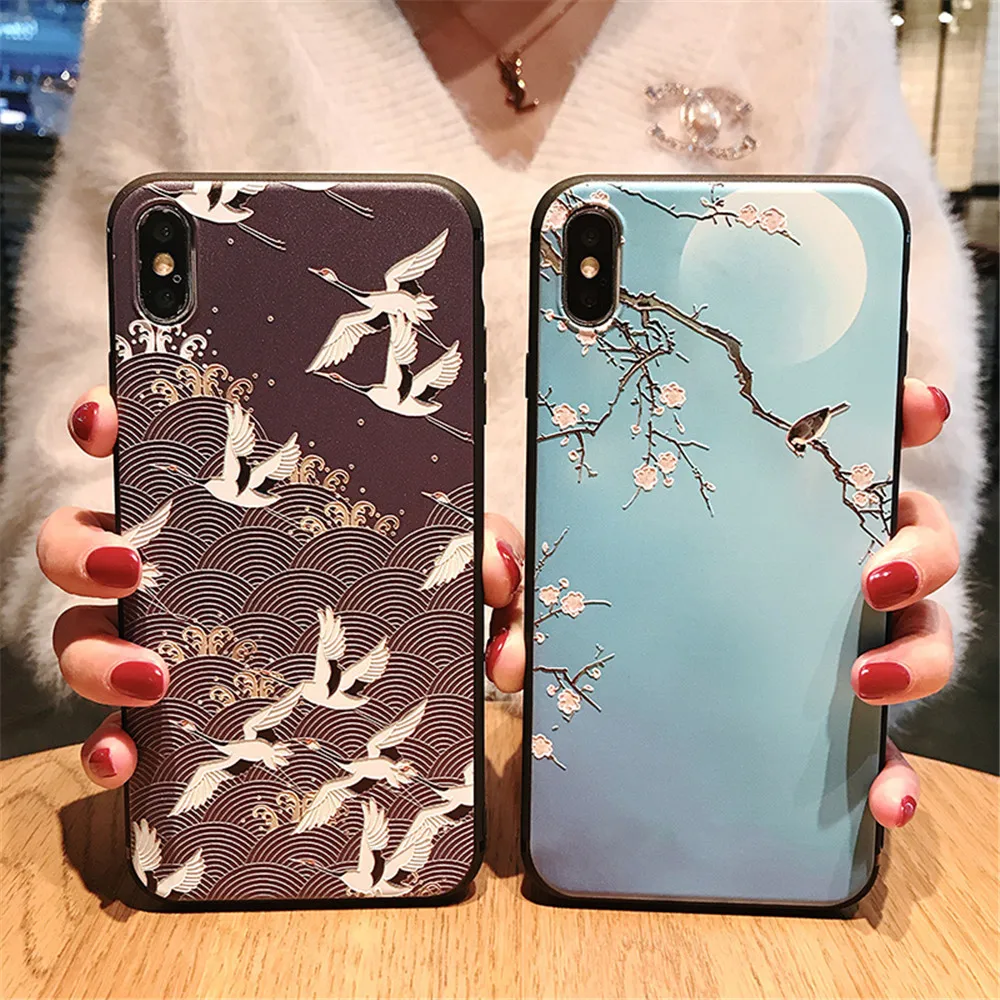чехол на айфон 7 Чехол с кисточками запястье для Iphone X XR XS MAX Pretty 3D чехлы телефонов