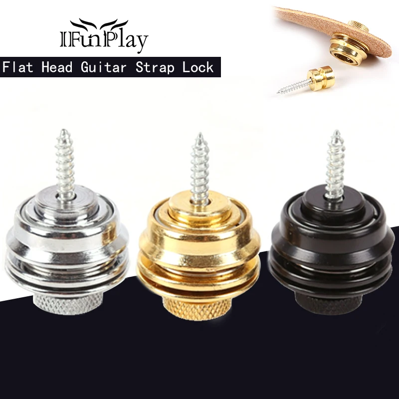 Универсальный замок для гитарного ремня 2 шт. ремешок в стиле шалера с плоской