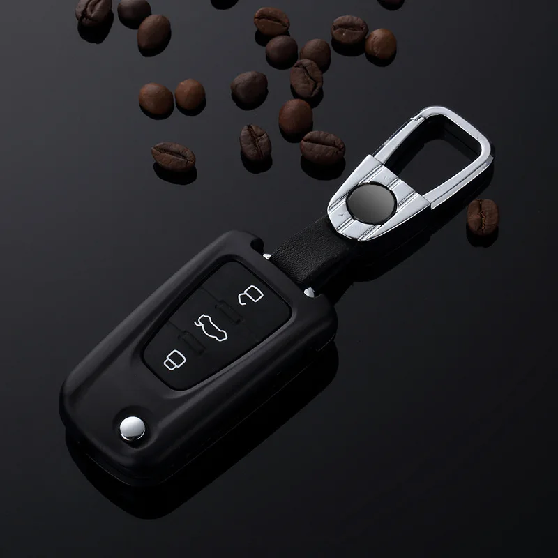 Алюминий брелок для автомобильных ключей чехол в виде ракушки сумка пульта