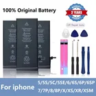 Аккумуляторная батарея для Iphone 6s 0 цикл, запасная батарея для Iphone 5 мобильный телефон 5c 5SE 6 6 Plus 6sp, чехол для телефона iPhone X XS XR