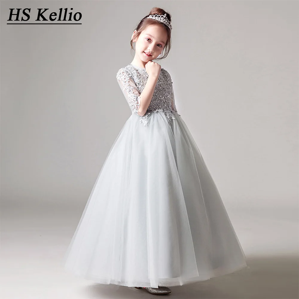 Платья полупальто принцессы для девочек платья в пол с цветочным узором новое