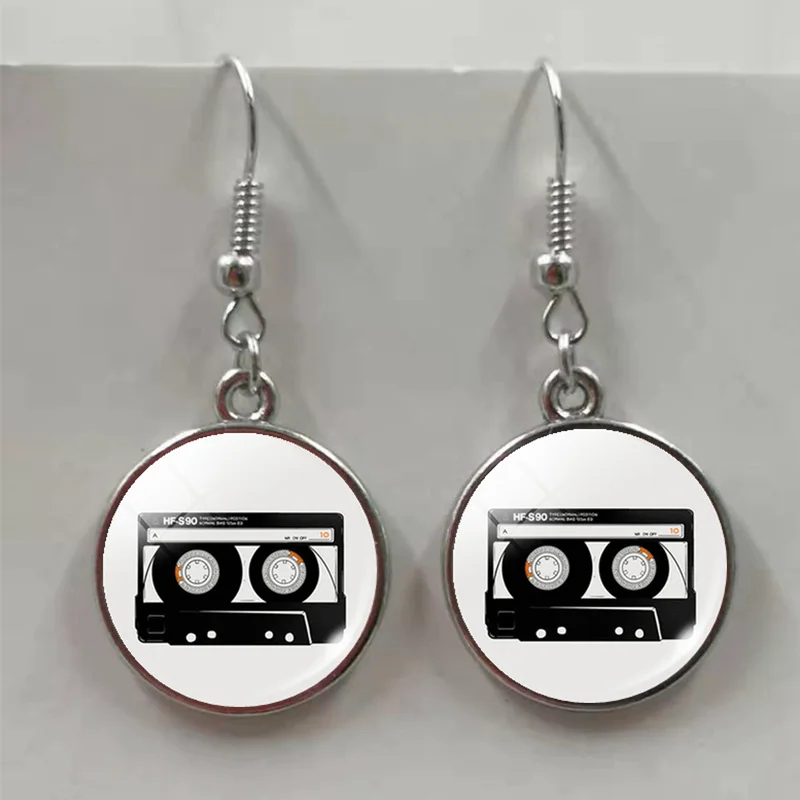 Новые винтажные серьги для телефона с камерой ручной работы стеклянный купол