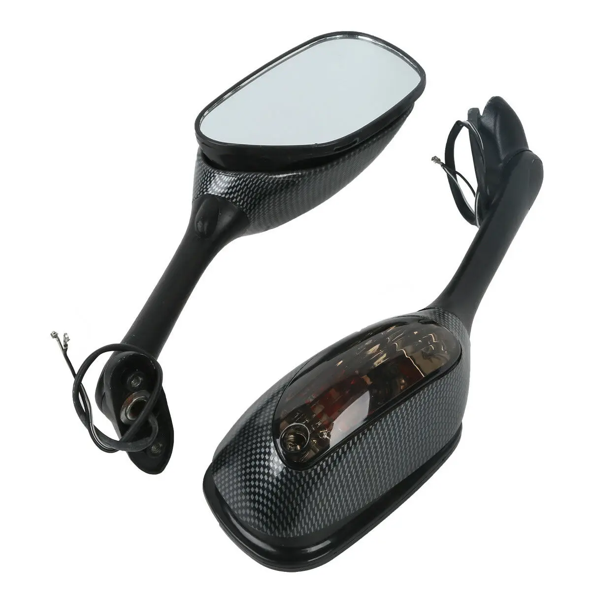 Мотоциклетные светодиодные зеркала заднего вида сигнал поворота для Suzuki GSX-R600 750