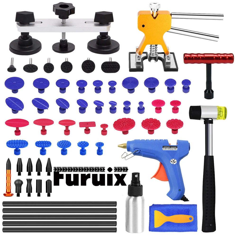 Автомобильный набор для беспокрасочного удаления вмятин автомобильный с мостом