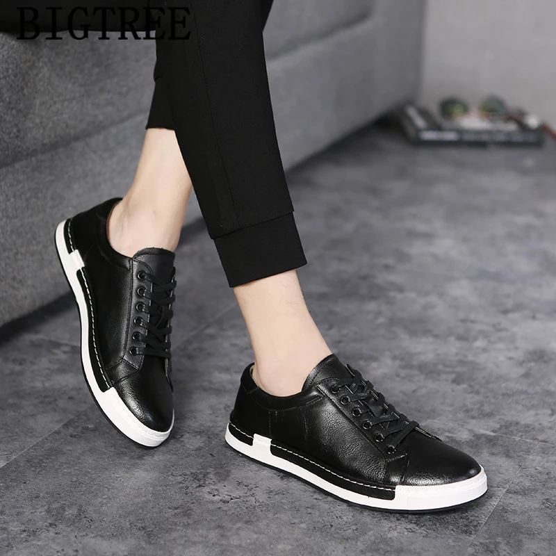 Мужская повседневная кожаная обувь роскошные кроссовки мужская брендовые