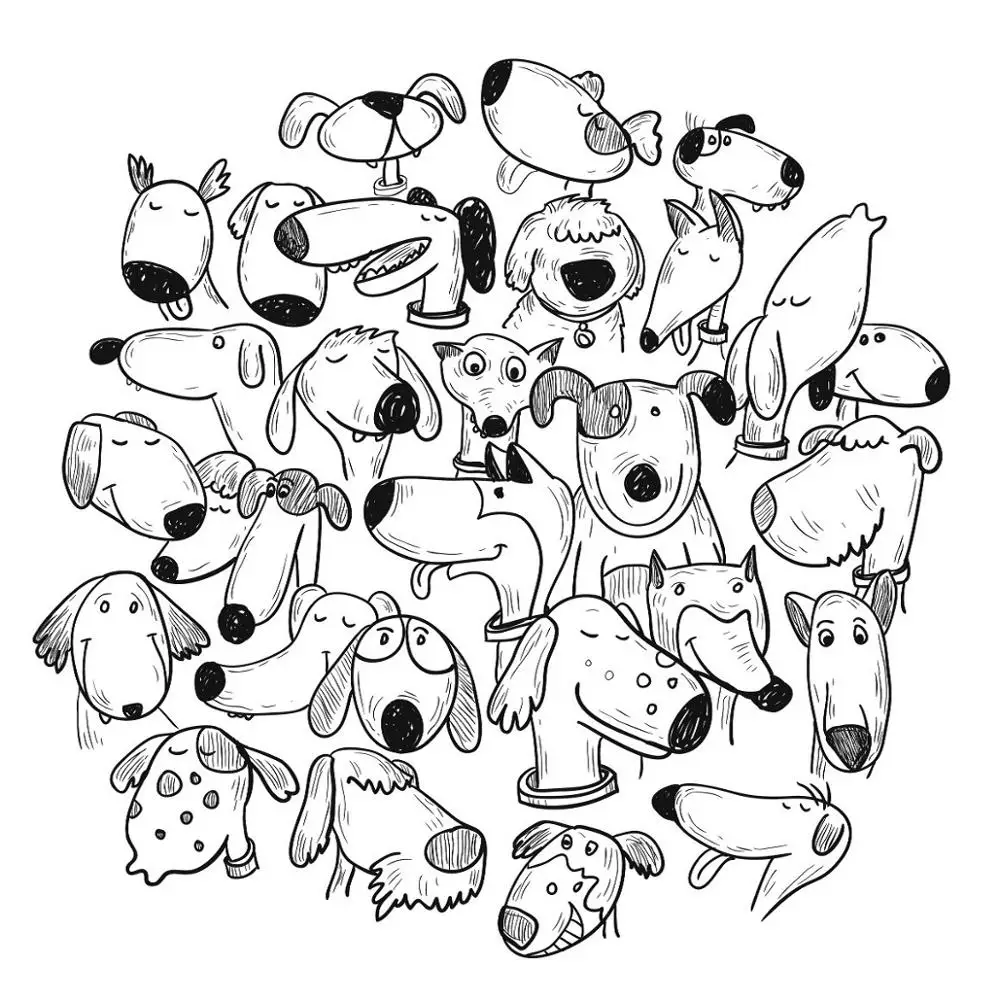 

Cute Puppies Clear Stamps For DIY Scrapbooking/Card Making Decorative Silicone Stamp Crafts