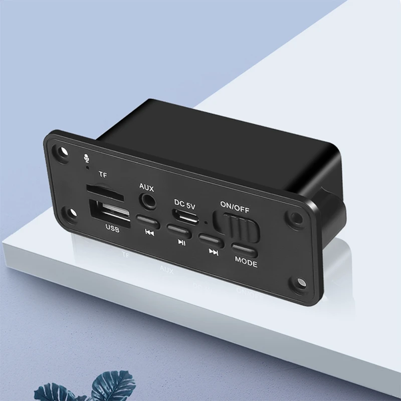 

Беспроводная Плата декодера MP3-плеера 2x3 Вт, усилитель постоянного тока 5 В, MP3 WMA, беспроводная Плата декодера Bluetooth 5,0, аудиомодуль, USB, FM, TF R
