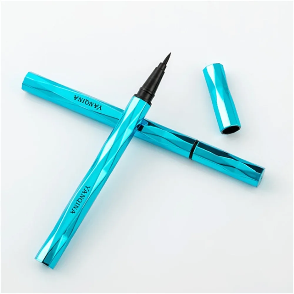 Профессиональная черная водостойкая жидкая подводка для глаз карандаш черных 24H