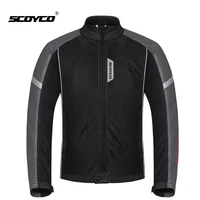 scoyco motorcycle jacket men jaqueta motociclista summer breathable men moto motorbike riding jacket protective gear moto suit