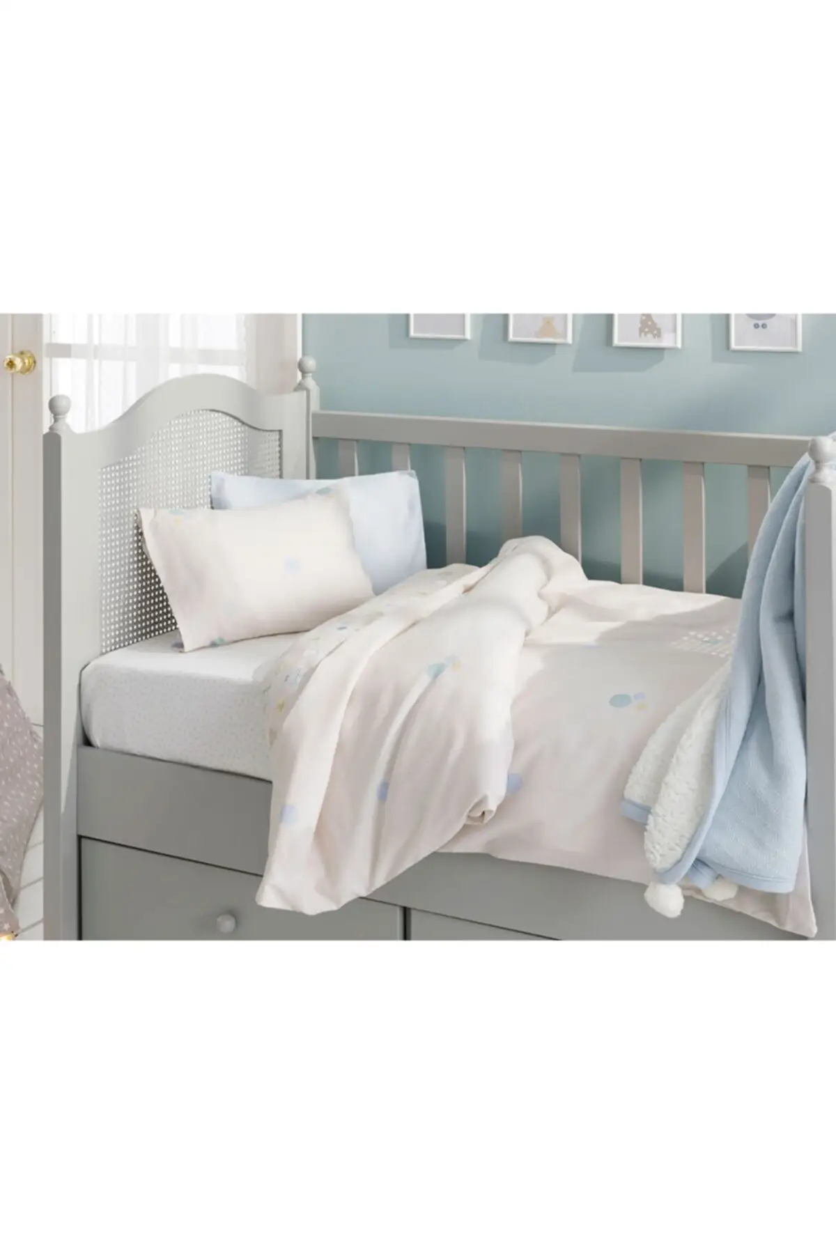 

Luxe Single Personality Bebe Blanket 80x120 Cm Blue