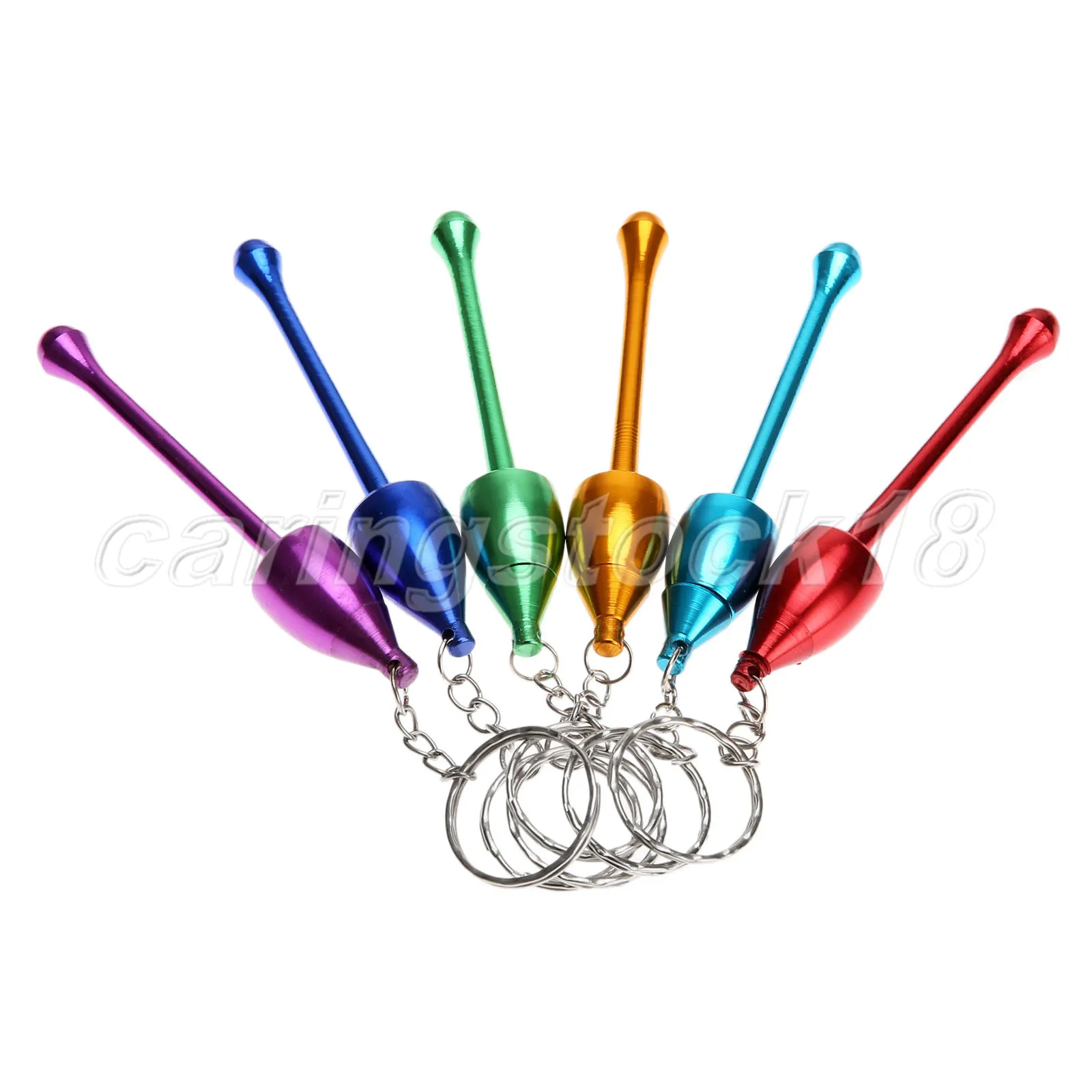 1 шт. алюминиевая трубка для табака в виде гриба с брелком мини курительные трубки