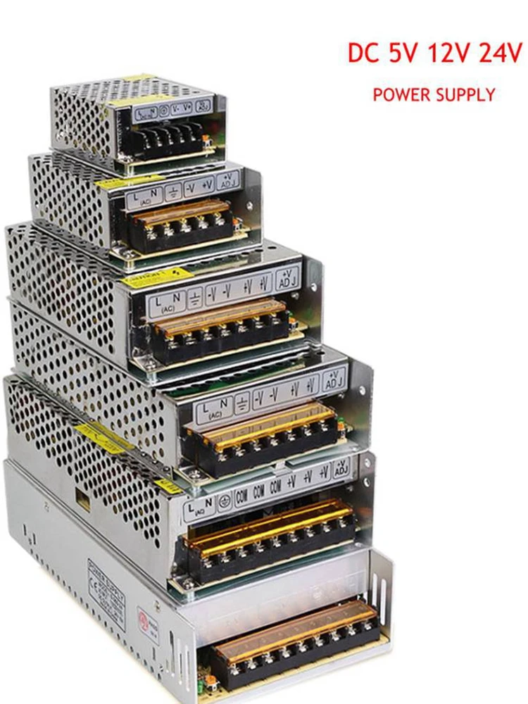 Питание DC5V12V24V 1A 2A 3A 5A 10A 12A 15A 30A 40A светильник ing трансформатор для Светодиодные