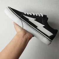 new brand classic black white canvas shoes revenge x storm vulcanized shoes top quality women men street skateboarding sneakers