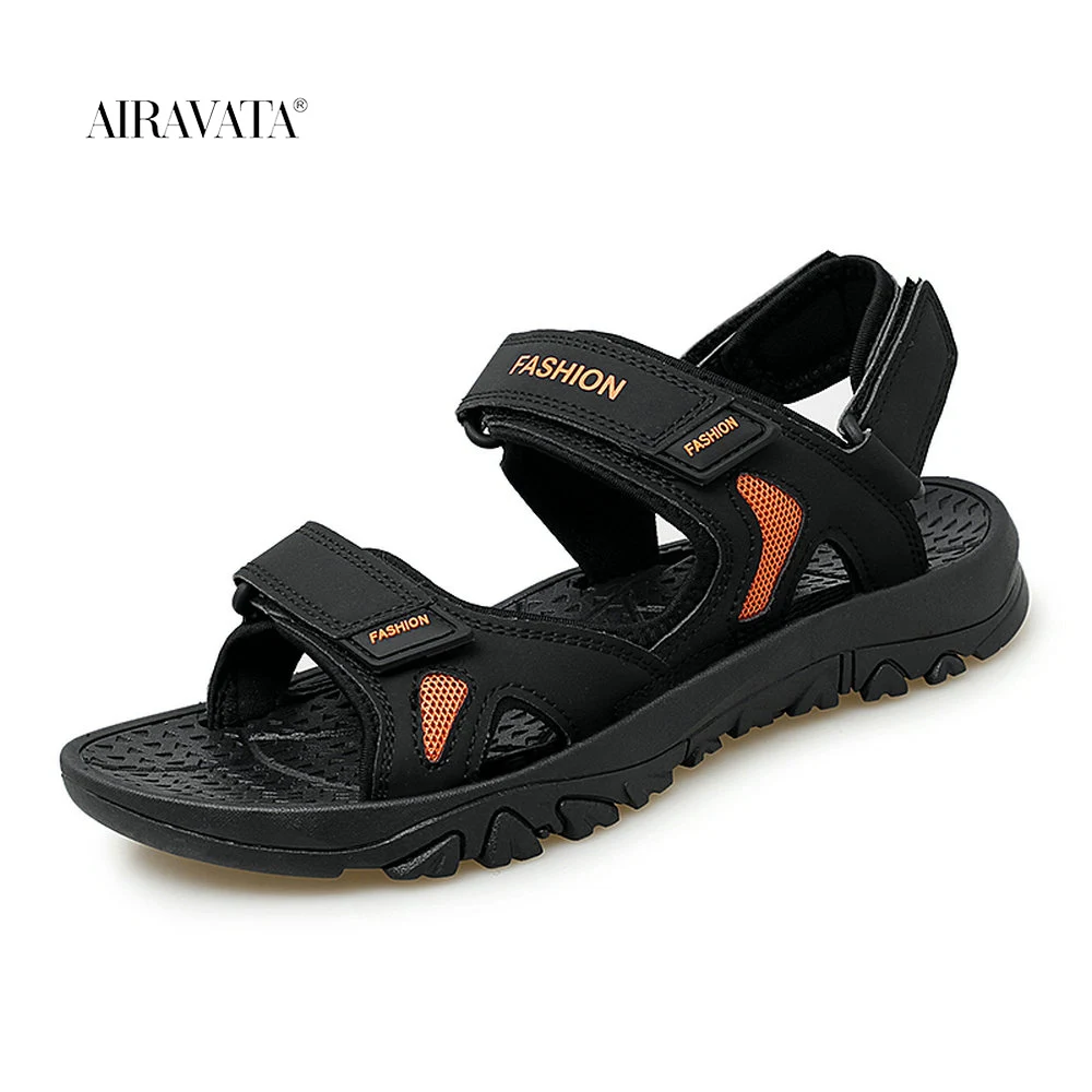 

Men's Rome Sandals Summer Outdoor Beach 2021 New Fashion Sneakers Shoes Big Size 39-48 Casual Flats Comfortable Male Slipper