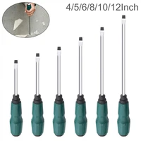1pcs 45 steel slotted screwdriver precision magnetic screw driver home repair tool kit hand tools