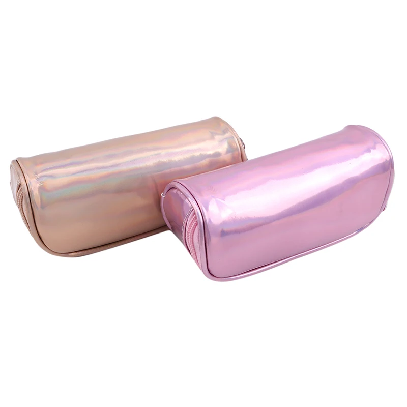 Лазерная цветная женская косметичка новая модная разноцветная на молнии для