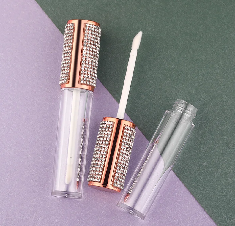 

10pcs 5ml Empty Round Lip Gloss Tube High Grade Clear Plastic Lip Gloss Containers Filling Bottle Cosmetic Packaging Container