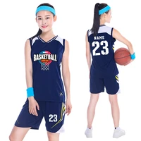 girls basketball jersey professional women basketball uniform custom female basketball clothes basketball shirts for kids