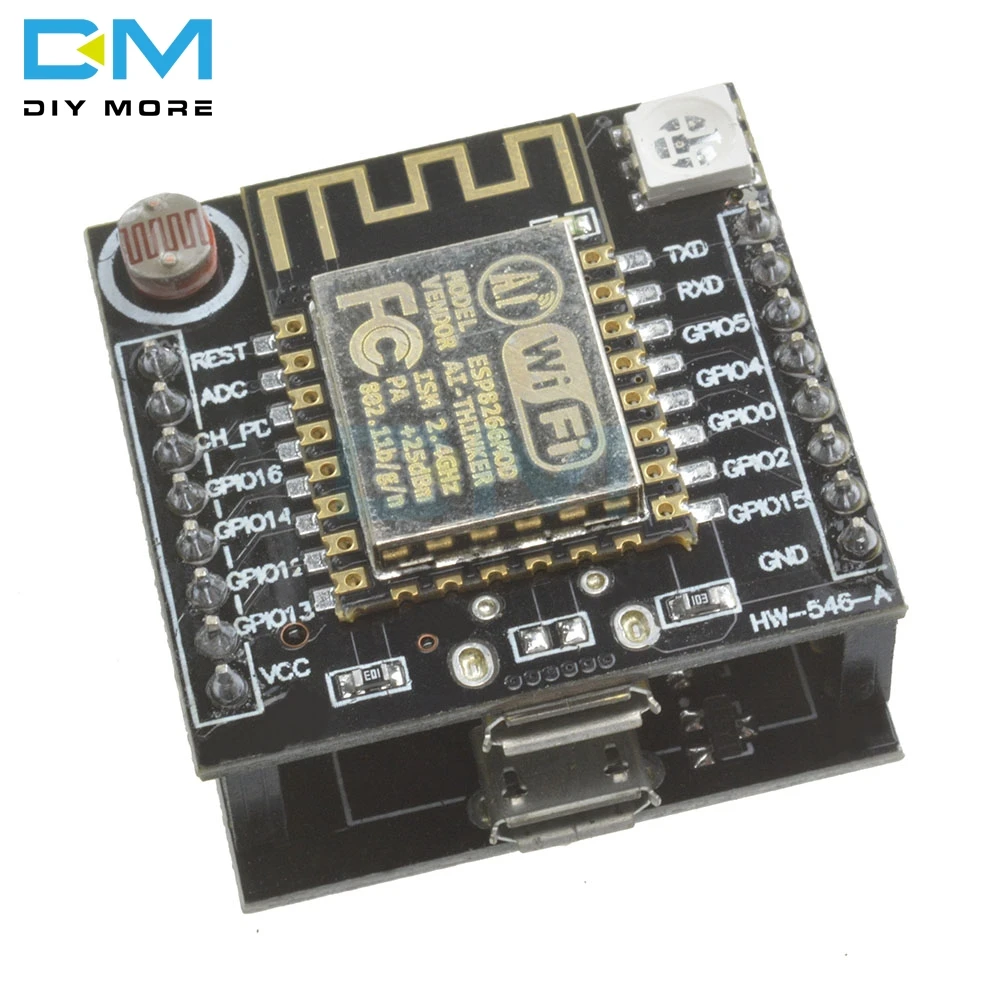ESP8266 ESP-12F серийный wifi остроумная облачная макетная плата ESP-12F Модуль MINI NodeMCU для Arduino LDR WS2812 светодиодный CH340 DIY KIT