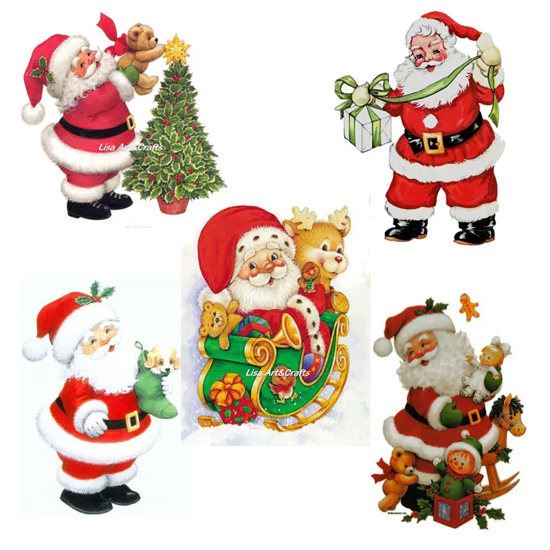 Christmas Craft Dies Scrapbooking Cute Santa Metal Cutting Stencil For Card Making Photo Ablum Embossing Decration Diy Paper