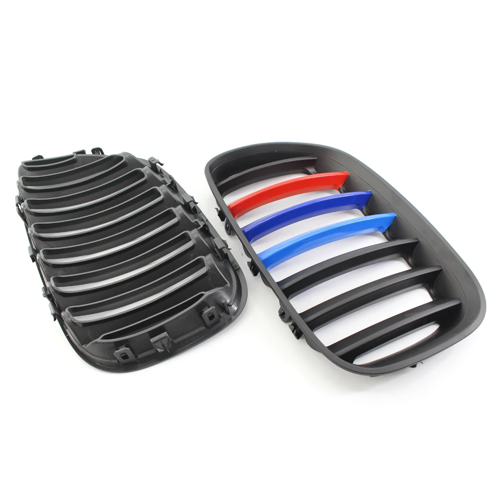 1 пара Передняя решетка решетки почек гриль замена для BMW X5 E53 2004-2006 Одноместный