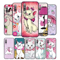 shockproof cover cute pink cat for xiaomi mi 11i 11 10t 10i 9t 9 note 10 ultra lite pro 5g se black tpu phone case