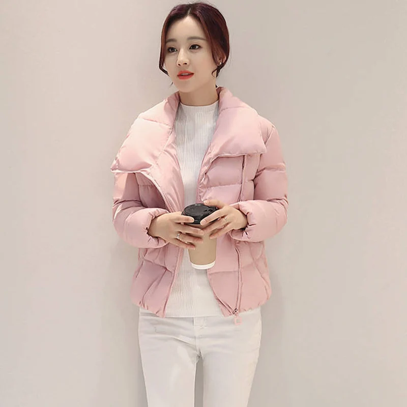 Женское однотонное пальто с воротником стойкой стильное базовое осеннее