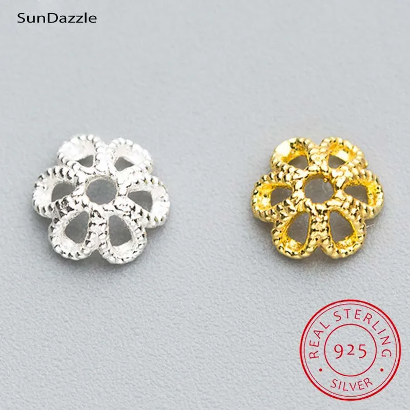 10 шт. однотонные зеркальные шапочки для бусин 6 мм | Украшения и аксессуары