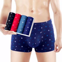 4pcslot fashion sexy printed large size men%e2%80%99s underwear sets slip men boxer shorts homme lingerie panties underpants
