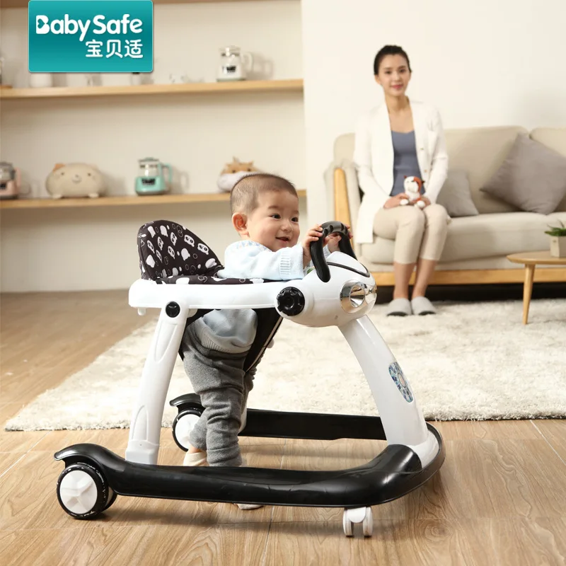 Многофункциональный Предотвращение опрокидывания ребенка Walkerbaby WalkerWalker с музыкой 6-18 месяцев дети могут сидеть вручную